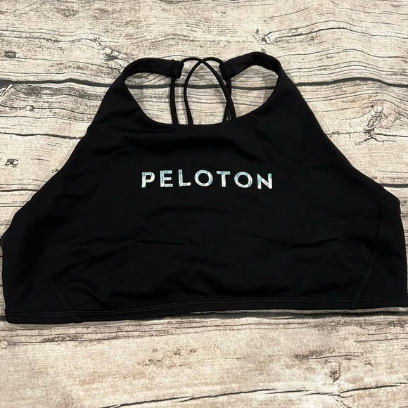 lululemon athletica Other - Lululemon X Peloton Free To Be High Neck Sports Bra in Black Size 12